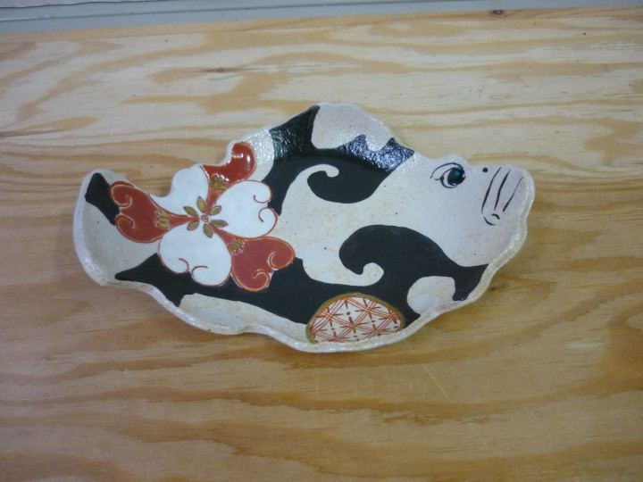 佐藤勝彦 染付壷 【色即是空 空即是色】 仏様 お地蔵様 不動明王 陶器 花瓶 佐藤剛志（さとうつよし）- オンラインショップ 九谷焼 九谷美陶園